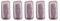 Czechmate 3mm X 6mm Brick Glass Czech Two Hole Bead, Sueded Gold Blackened Pearl